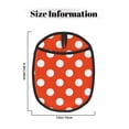 thumbnail image 3 of Pofeuu Orange And White Polka Dot1 Print Silicone Pot Mat Mitten With Hanging Loop Heat Resistant Oven Mitts Non-Slip Bbq Baking Smoking Potholders, 3 of 7