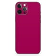 thumbnail image 2 of DesignSkinz Solid Dark Pink V2 Full-Body Skin Decal Wrap Cover for iPhone 15, 2 of 9