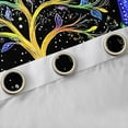 thumbnail image 4 of Manfei Rustic Plant Black Out Curtains,Tree Of Life Curtains Pack of 2 (42x63 Each),bohemian Exotic Style Bedroom Curtains For Teens,Breathable Home Decor, 4 of 6