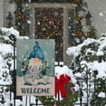 thumbnail image 4 of Christmas Welcome Garden Flag Floral Double Sided Vertical Rustic Farmhouse Yard Seasonal Holiday Outdoor Decor 12x18 Inch Y004, 4 of 6