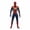 Red, variant on Deluxe Boys Iron Tech Hero Cosplay Suit with Gold Panel Details & Reflective Mask, High Quality Red Black Jumpsuit for Comic Con Events, Red, 150