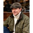 thumbnail image 2 of Minzimin Men's 8 Piece Newsboy Flat Cap Cotton Newsboy Gatsby Ivy Cap Cabbie Driving Hat Octagonal Golf Beret Hat, 2 of 8