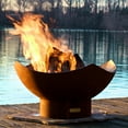 thumbnail image 5 of Fire Pit Art MR-Electronic AWEIS - LP 22 x 36 in. 200K BTU Manta Ray Penta 24 Fire Pit, Iron Oxide Patina - Electronic AWEIS - Liquid Propane, 5 of 6