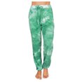 thumbnail image 1 of Gibobby pantalones anchos mujer Pantalones de algodón Casual Pantalones Tinte Mid cintura derecho pantalón Pocket Pantalones sueltos (Verde, M), 1 of 5