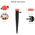 thumbnail image 2 of fastboy 50pcs Irrigation Drippers 13cm Adjustable Drip Emitters 360 Degree Water Drip Irrigation System Red, 2 of 5