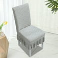 thumbnail image 4 of Hmgxay Chair Covers, Stretchable Dining Chair Slipcovers for Ultimate Protection, Universal Stool Cushions for Easy Maintenance, Durable and Soft Chair Protectors for Everyday Use(Gray), 4 of 6