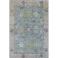 thumbnail image 2 of Addison Rugs Mayfield Premium Machine Washable Traditional Global Seafoam Rectangle Rug, 10' X 14' Machine Washable Traditional Global Seafoam Oversized Sherpa Throw Blanket, 2 of 6