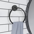 thumbnail image 4 of Design House Graz Towel Ring, Matte Black, 4 of 7