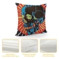 thumbnail image 4 of Orinice Skull Lightning Bolt Ed Paschke Graphic Decorative Pillow Cover 18x18in, 4 of 5