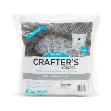 Fairfield Crafter's Choice Decorative Pillow Insert, 12"x12"