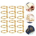 thumbnail image 3 of Miangastore 6pcs Practical Binding Rings Loose Leaf Binding Ring DIY Notebook Coils, 3 of 8