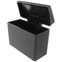 WHAMVOX Car Trash Can With Lid Trash Can Organizer Waterproof Portable Car Garbage Bin Bag Hangings Storage Pockets For Auto Home Offices