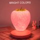thumbnail image 5 of Luz de noche de fresa creativa, luz led de noche táctil recargable por usb, miniluz de ambiente, 5 of 7