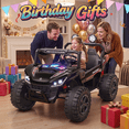 thumbnail image 3 of East doll 24V Ride on UTV, 2 Seater Ride on Cars, Power Electric Car for Kids, 4 Wheels, 800W Motors, Remote Control, 5.1 MPH , 3-7Y, Music, Black, 3 of 11