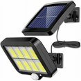 thumbnail image 1 of Lámpara Solar de pared dividida para jardín, farola de seguridad con Sensor de movimiento, impermeable, 3 modos, 100/120/160COB, 1 of 4