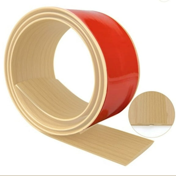 Laminate 2024 Carpet To Tile Wood Grain Cuttable Wear-resistant Flat Divider Strip Threshold Cover Floor Transition Strip Edging Trim Strip MAPLE WOOD GRAIN