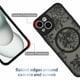 thumbnail image 2 of Funda de teléfono AIGOMARA para iPhone 15 con MagSafe Black Flower, 2 of 7