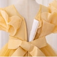thumbnail image 7 of DAETIROS Girls Yellow Tulle Dress Birthday Party Ruffle Tutu Princess Gown with Beaded Waist Soft Flower Girl Formal for Wedding Holiday Sizes 4-12,Size 8-9T, 7 of 7