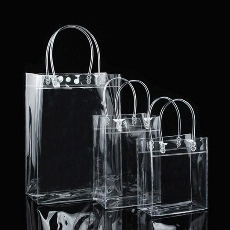 Clear Pvc Transparent Bag, Size: 22.5*15.5*8.5 Cms