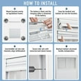 thumbnail image 7 of Keego 9/16" Motorized Cellular Shades Cordless Honeycomb Blinds 100% Blackout Fabric Window Shades for Skylight, Express Serial, Made in USA (White, 43"W x 68"H), 7 of 7