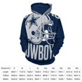 thumbnail image 2 of Football Cowboys Men's Women New Sweatshirt Hoodie Men's Plus Size Sweatshirt Hooded Sweatshirt 3d Printed Street Men's Cloth, 2 of 6