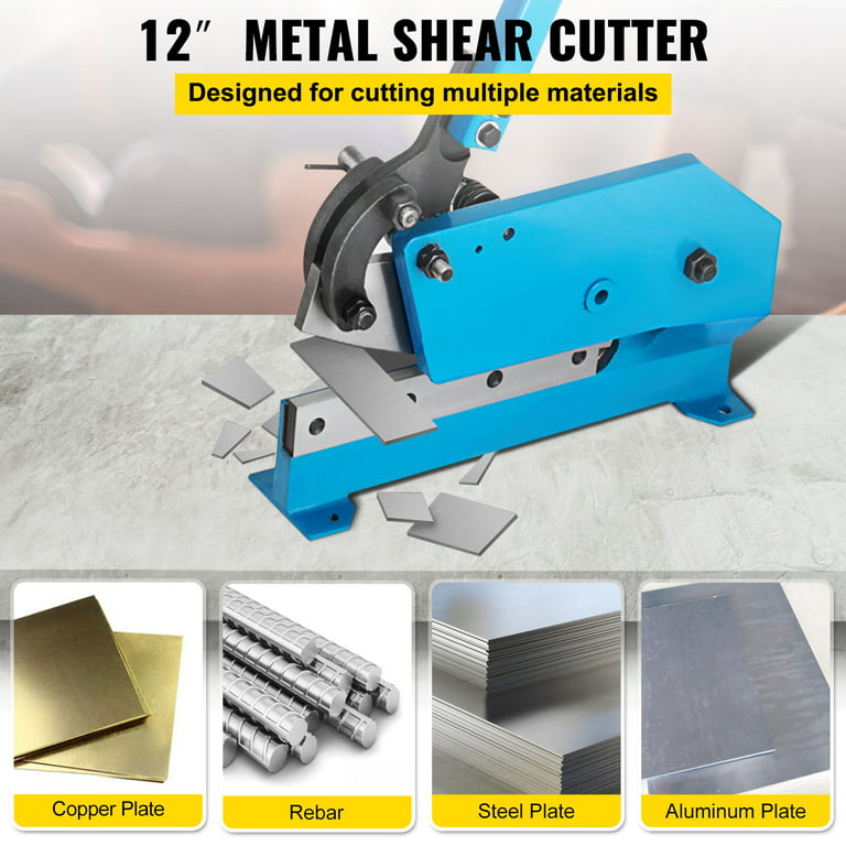 China Hand Plate Shear 12″,Manual Metal Cutter Cutting Thickness 6mm Thick  Max,Metal Steel Frame Snip Machine Benchtop for Shear Carbon Steel Plates  Manufacturer and Supplier