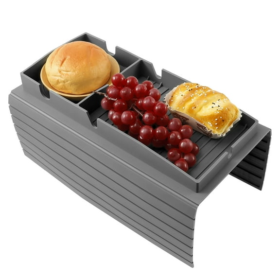 Couch Cup Holder Tray Silicone Sofa Armrest Cup Holder Washable Nonslip Couch Arm Tray for Holding Phone Tablets Snacks
