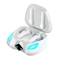 thumbnail image 2 of Clearance & Promo, Wireless Bluetooth Headset 5.3, In-Ear, Cool Light, HIFI Noise Reduction, Low Delay, High Definition Calls, Perfect for Office & Sports Use With Smart Features | Plastic, White, 2 of 9