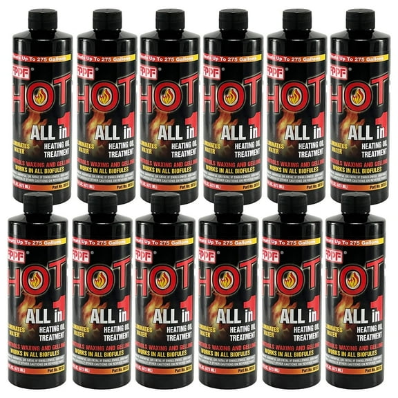FPPF HOT 4-in-1 Heating Oil Treatment – 12 Pack (16 oz Bottles)