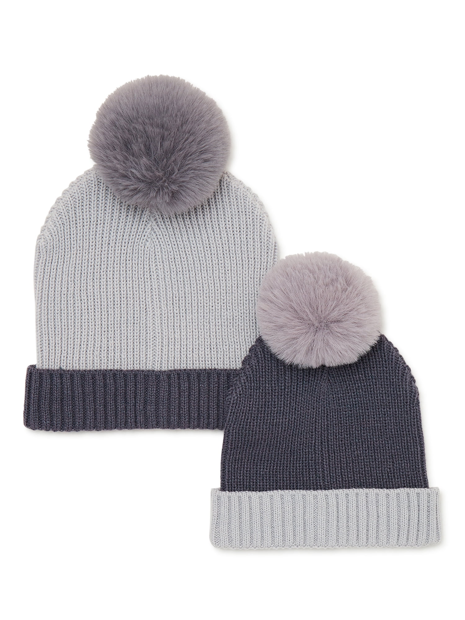 Mommy & Me Women's and Kids Beanie Set, 2-Piece