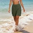 thumbnail image 6 of biudgviw Women's Sweat Shorts with Multi Pockets Drawstring Elastic Waist Cargo Shorts Comfy Textured Baggy Shorts for Gym Workout, 6 of 7