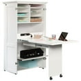 Sauder Craft & Sewing Armoire, Soft White Finish