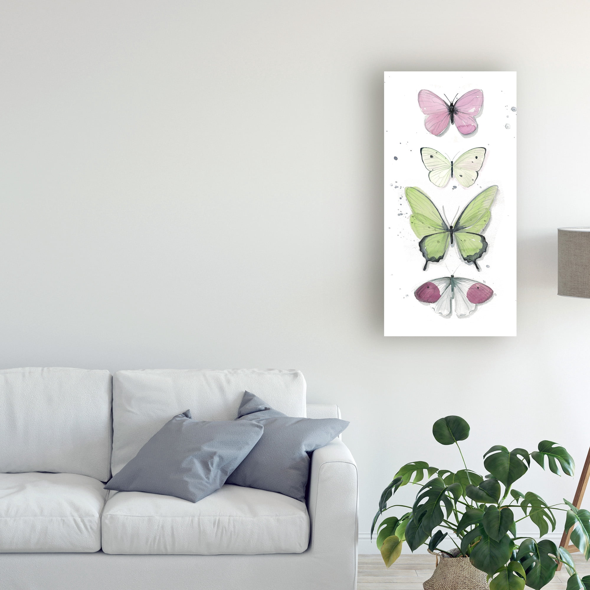 Trademark Fine Art 'Summer Butterflies II' Canvas Art by Jennifer Paxton Parker