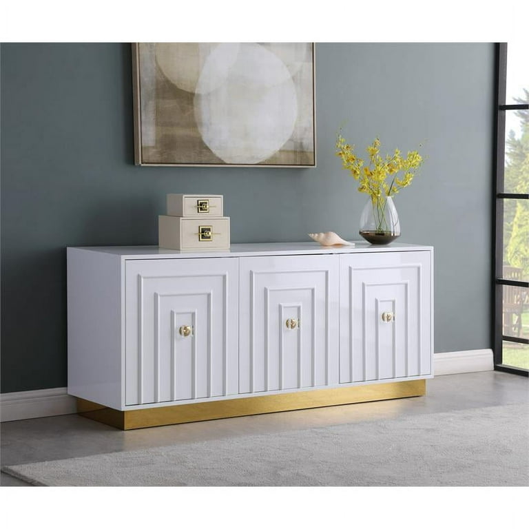 Meridian Furniture Cosmopolitan Sideboard/Buffet - White Meridian Furniture Cosmopolitan Sideboard/Buffet - White