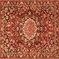 thumbnail image 1 of Ahgly Company Indoor Square Persian Orange Traditional Area Rugs, 4' Square, 1 of 1