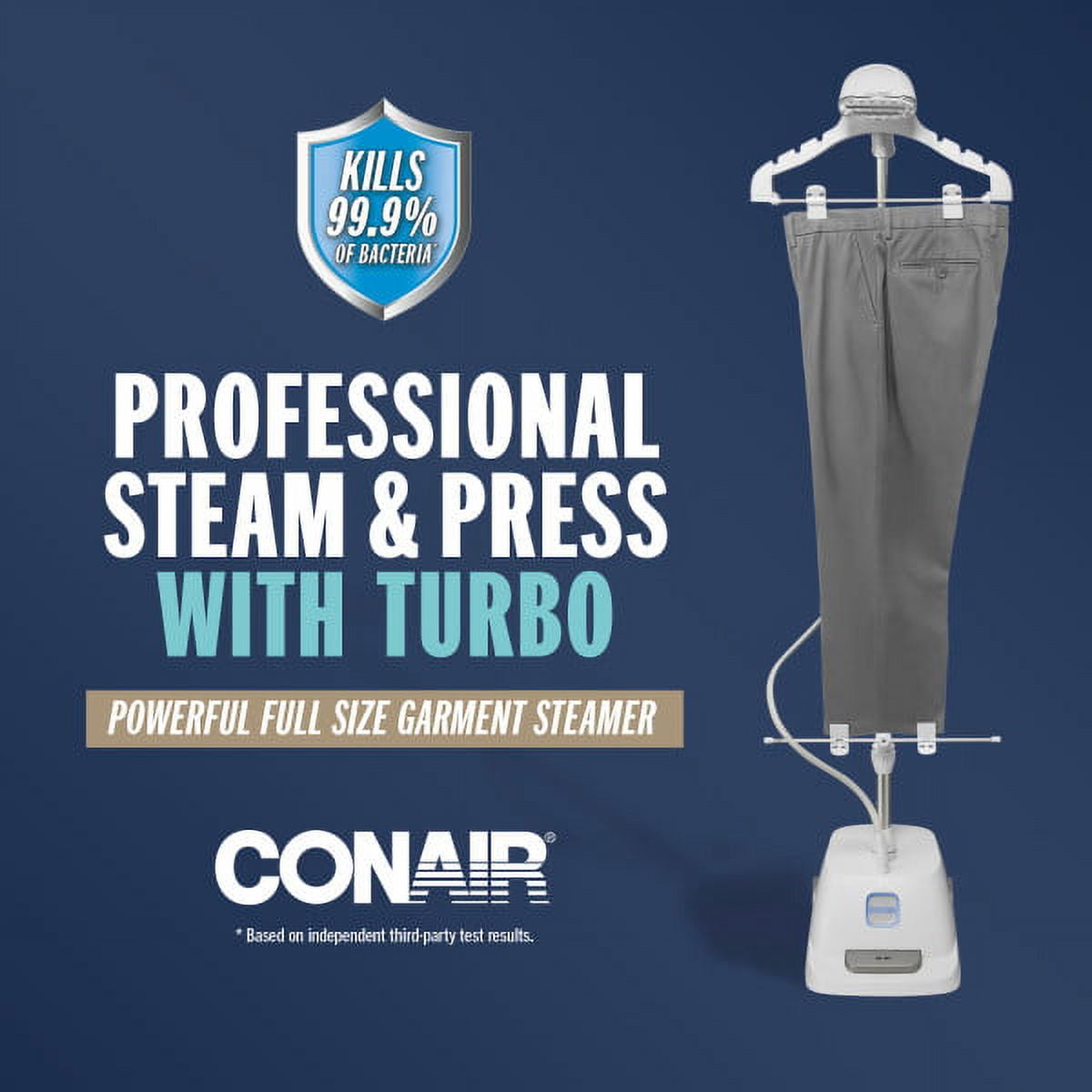 Conair Turbo ExtremeSteam Professional Steam & Press Upright Steamer, Model GS121