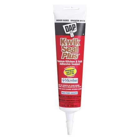 Premium Adhesive Sealant,5.5 oz,White DAP 18526