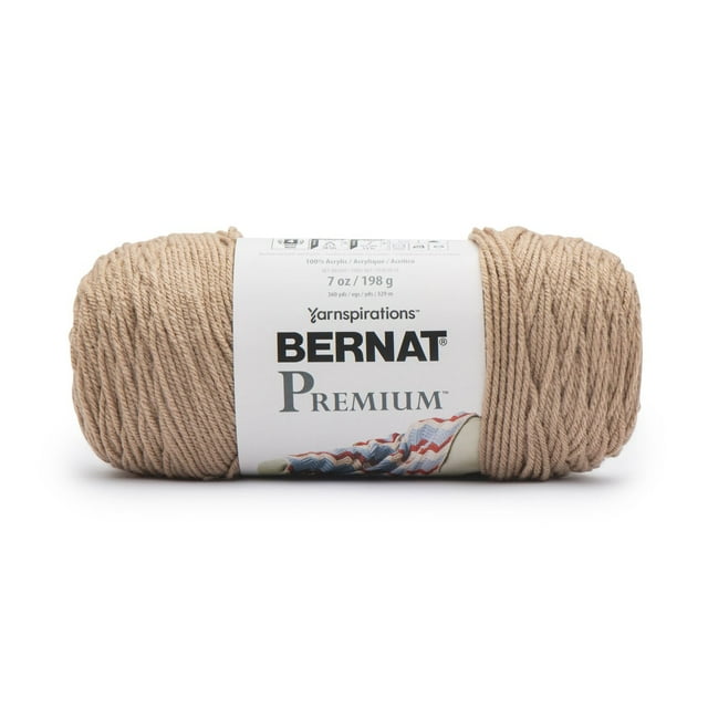 "Bernat® Fil Premium™, Acrylique #4 Moyen, 7oz/198g, 360 Yards"