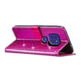 thumbnail image 3 of Compatible with Motorola Moto E7 Plus Sparkling Glitter Wallet Case with Card Pocket Flip Cover, 3 of 5