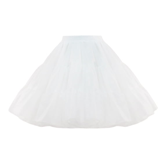 Women Petticoat 2 Adjustable Lace Short Underskirt For Cosplay Dress Court Style Skirt Gothic Halloween Accessory