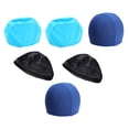 thumbnail image 2 of KAKOWELY 6 gorros de natación unisex de poliéster, portátiles., 2 of 5