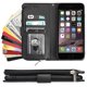 thumbnail image 2 of Funda tipo cartera para iPhone 6 Plus y 6s Plus con cordón y tarjetero de piel sintética, 2 of 5