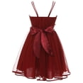 thumbnail image 4 of Toddler Girls Beautiful 2 Pieces Bolero Dress Rhinestones Shiny Holiday Flower Girl Dress Rose 2 (2J1K4S4), 4 of 5
