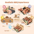 thumbnail image 5 of Gymax Wooden Barbecue Grill Playset w/ Play Food Grilling Tools & Accessories, 5 of 10