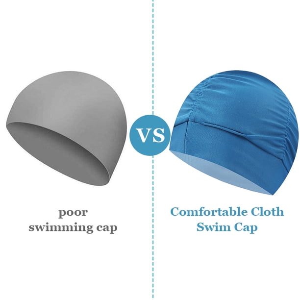 Flotador Inflable Gorros de natación SPA para adultos, mujeres, hombres, deportes suaves, gorro de piscina (verde oscuro)