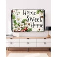 thumbnail image 3 of Outdoor TV Cover 60 to 65 Inch Weatherproof, Rustic Summer Waterproof TV Screen Protector for Outside Decor with Zipper and Pocket 58"L x 37"H , Strawberry Flower Home Sweet Home Red Green, 3 of 7