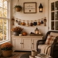 thumbnail image 6 of Cozy Fall Fabric Garland with Pumpkins Ghost Black Cat, Farmhouse Autumn Mantel Hanging Decor for Shelf Entryway, 40in, 6 of 6