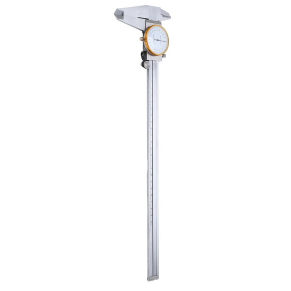 Dial Caliper, 0-300mm Vernier Caliper Micrometer With Clear Dial, 0.02mm Accuracy Steel Handheld Measuring Ruler Tool, Silver
