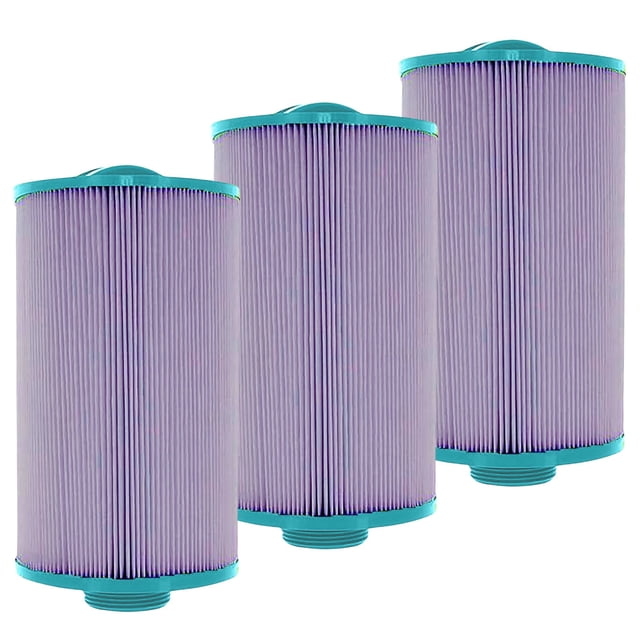 Hurricane Filters HF4H21 Platinum Purple Spa Filter Cartridge Replacement, 3 Pck