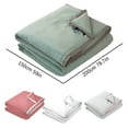 thumbnail image 3 of MOQIN Comforter Double Cold Tech Fabric Blanket for Night Sweats Hot Sleepers Soft Breathable Silk Smooth Lightweight Grey Summer Comforter Extra Soft Blankets Adults, 3 of 9